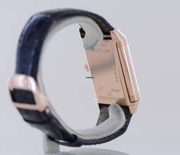 Thumbnail von Jaeger-LeCoultre Reverso Tourbillon Limited 18K Rose Gold Collector Dress Watch B+P rare