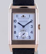 Jaeger-LeCoultre Reverso Tourbillon Limited 18K Rose Gold Collector Dress Watch B+P rare
