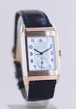 Thumbnail von Jaeger-LeCoultre Reverso Tourbillon Limited 18K Rose Gold Collector Dress Watch B+P rare