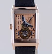 Thumbnail von Jaeger-LeCoultre Reverso Tourbillon Limited 18K Rose Gold Collector Dress Watch B+P rare
