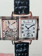 Thumbnail von Jaeger-LeCoultre Reverso Tourbillon Limited 18K Rose Gold Collector Dress Watch B+P rare