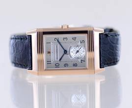 Thumbnail von Jaeger-LeCoultre Reverso Tourbillon Limited 18K Rose Gold Collector Dress Watch B+P rare