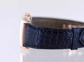 Thumbnail von Jaeger-LeCoultre Reverso Tourbillon Limited 18K Rose Gold Collector Dress Watch B+P rare