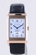 Thumbnail von Jaeger-LeCoultre Reverso Tourbillon Limited 18K Rose Gold Collector Dress Watch B+P rare