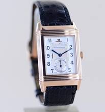 Thumbnail von Jaeger-LeCoultre Reverso Tourbillon Limited 18K Rose Gold Collector Dress Watch B+P rare