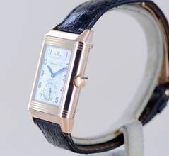 Thumbnail von Jaeger-LeCoultre Reverso Tourbillon Limited 18K Rose Gold Collector Dress Watch B+P rare