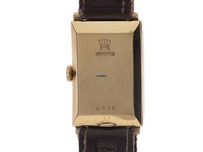 Thumbnail von Rolex Art Deco Ref.2536 1932 original Box sehr gut Vintage Art Deco 9kt Gelbgold