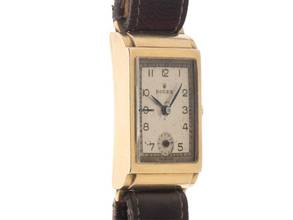 Thumbnail von Rolex Art Deco Ref.2536 1932 original Box sehr gut Vintage Art Deco 9kt Gelbgold