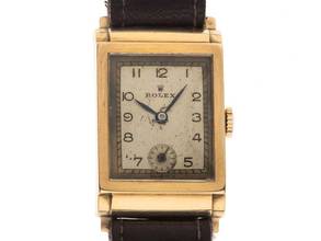 Thumbnail von Rolex Art Deco Ref.2536 1932 original Box sehr gut Vintage Art Deco 9kt Gelbgold