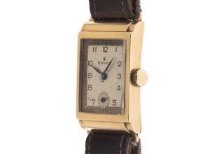 Thumbnail von Rolex Art Deco Ref.2536 1932 original Box sehr gut Vintage Art Deco 9kt Gelbgold