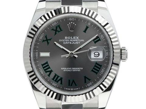  Rolex Datejust 36 Wimbledon Ref.126234 Bj.2025 Full Set Ungetragen Datejust Wimbledon Stahl 18kt Weißgold 