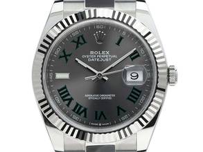  Rolex Datejust 36 Wimbledon Ref.126234 Bj.2025 Full Set Ungetragen Datejust Wimbledon Stahl 18kt Weißgold 