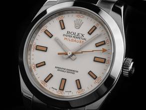 Thumbnail von Rolex Milgauss Oyster Perpetual Milgauss Ref.116400 Bj.2010 Box&Beschribung wie Neu Vintage Milgauss