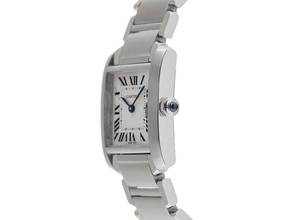 Thumbnail von Cartier Tank Française MM Medium Modell Ref.2465 2004 Full Set sehr gut Vintage Tank Francaise MM Medium Modell