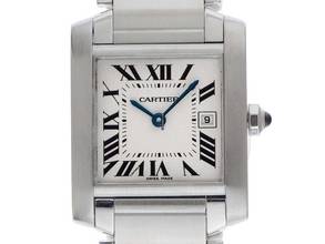 Thumbnail von Cartier Tank Française MM Medium Modell Ref.2465 2004 Full Set sehr gut Vintage Tank Francaise MM Medium Modell