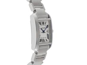 Thumbnail von Cartier Tank Française MM Medium Modell Ref.2465 2004 Full Set sehr gut Vintage Tank Francaise MM Medium Modell