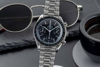  Omega Speedmaster Reduced Chronograph Stahl Automatik Ref. 3510.50.00 Klassiker 