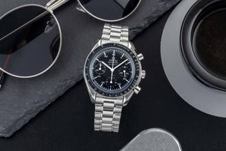 Thumbnail von Omega Speedmaster Reduced Chronograph Stahl Automatik Ref. 3510.50.00 Klassiker