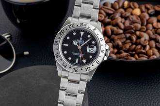  Rolex Explorer II Black Dial Edelstahl Automatik Herrenuhr Ref. 16570 P-Serie 