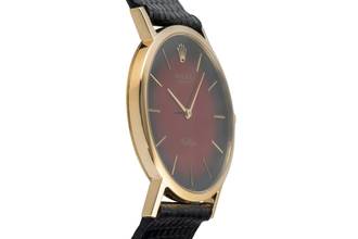 Thumbnail von Rolex Cellini 18k (0,750) Gold Handaufzug Vignette Dial Herrenuhr Ref. 4112 Box