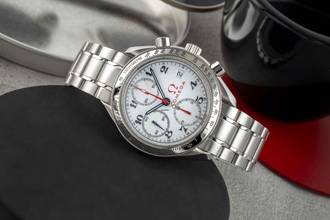 Thumbnail von Omega Speedmaster Chronograph Stahl Automatik Herrenuhr Ref. 3516.20.00