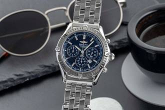  Breitling Shadow Flyback Chronograph Automatik Stahl Herrenuhr Ref. A35312 