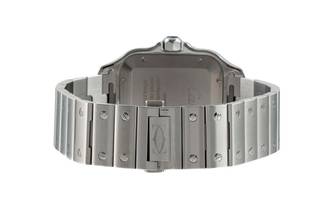 Thumbnail von Cartier Santos De Cartier Blue Stahl Automatik Herrenuhr Ref. WSSA0048 B&P 2022