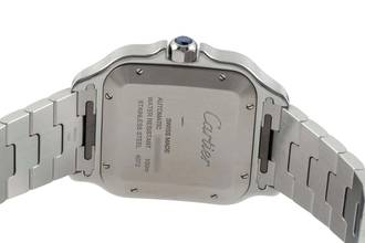 Thumbnail von Cartier Santos De Cartier Blue Stahl Automatik Herrenuhr Ref. WSSA0048 B&P 2022