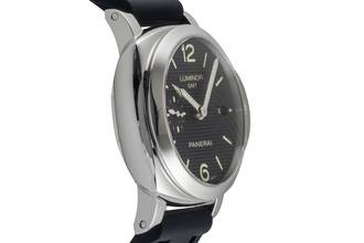 Thumbnail von Panerai Luminor GMT Automatik Stahl Herrenuhr PAM00535 Box & Papiere 2015