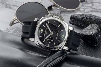 Thumbnail von Panerai Luminor GMT Automatik Stahl Herrenuhr PAM00535 Box & Papiere 2015