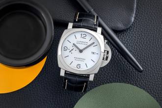 Thumbnail von Panerai Luminor Marina Automatic Stahl Automatik Herrenuhr Ref. PAM01314 Box & Papiere