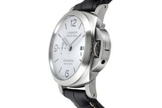 Thumbnail von Panerai Luminor Marina Automatic Stahl Automatik Herrenuhr Ref. PAM01314 Box & Papiere
