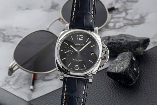  Panerai Luminor Due 3 Days Edelstahl Automatik Herrenuhr Ref. PAM00903 Papiere 