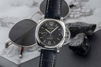  Panerai Luminor Due 3 Days Edelstahl Automatik Herrenuhr Ref. PAM00903 Papiere 