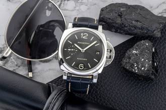Thumbnail von Panerai Luminor Due 3 Days Edelstahl Automatik Herrenuhr Ref. PAM00903 Papiere