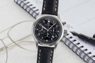  IWC Fliegeruhr Chronograph Pilot Chronograph Edelstahl Quarz Herrenuhr Ref. IW374101 Papiere 1996 