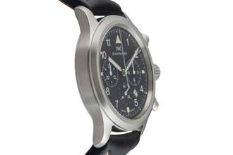 Thumbnail von IWC Fliegeruhr Chronograph Pilot Chronograph Edelstahl Quarz Herrenuhr Ref. IW374101 Papiere 1996