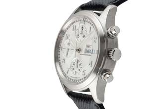 Thumbnail von IWC Fliegeruhr Spitfire Chronograph Fliegerchronograph Spitfire Day-Date Stahl Automatik Herrenuhr Ref. IW370628