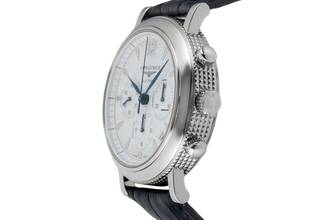Thumbnail von Longines Clous de Paris Chronograph Stahl Automatik Herrenuhr Ref. L2.704.4 B&P