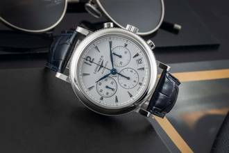 Thumbnail von Longines Clous de Paris Chronograph Stahl Automatik Herrenuhr Ref. L2.704.4 B&P