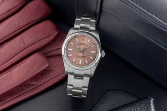 Thumbnail von Rolex Oyster Perpetual 34 Pink Automatik Edelstahl Ref. 124200 B&P 2020 LC 100