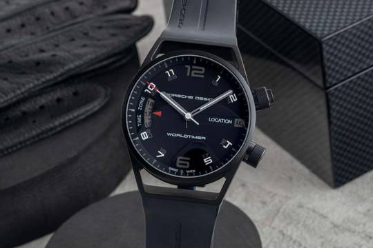  Porsche Design Worldtimer GMT Automatik Herrenuhr Ref. 6750.13 Papiere 