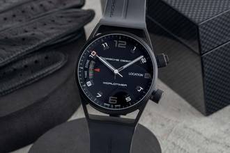  Porsche Design Worldtimer GMT Automatik Herrenuhr Ref. 6750.13 Papiere 
