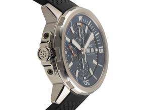 Thumbnail von IWC Aquatimer Chronograph Cousteau Chronograph Stahl Automatik Herren Ref. IW376805 B&P