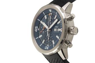 Thumbnail von IWC Aquatimer Chronograph Cousteau Chronograph Stahl Automatik Herren Ref. IW376805 B&P