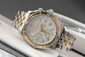 Thumbnail von Breitling Crosswind Chronograph Stahl / Gold Automatik Herrenuhr Ref. D13355