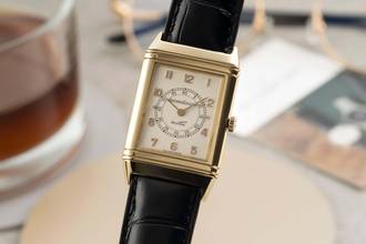  Jaeger-LeCoultre Reverso 18K (0,750) Gold Handaufzug Herrenuhr Ref. 6184.21 