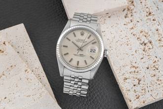 Thumbnail von Rolex Datejust 36 Stahl / Weissgold Automatik Herrenuhr Ref. 1601 Vintage