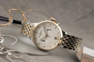 Thumbnail von Bruno Söhnle Glashütte Bologna Chronograph Stahl Quarz Ref.17-23238-250 B&P
