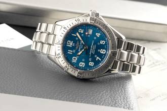 Thumbnail von Breitling Superocean Automatik Datum Edelstahl Herrenuhr Ref. A17340 Box